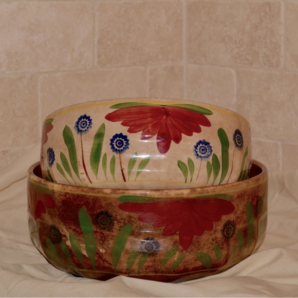 (2) NIMY Vintage Ceramic Bowls. Made In Belgium. “Manufacture Imperiale Royale” - Picture 4 of 5